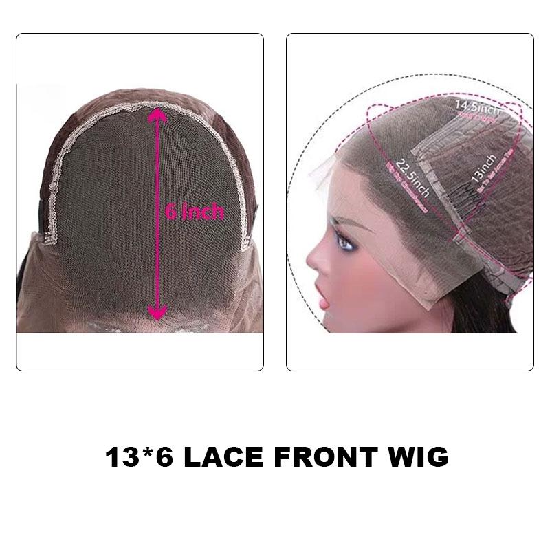 13*6 Skin Melt HD Lace Front Wig Invisible Swiss Lace+ Invisible Knots | Deep Wave