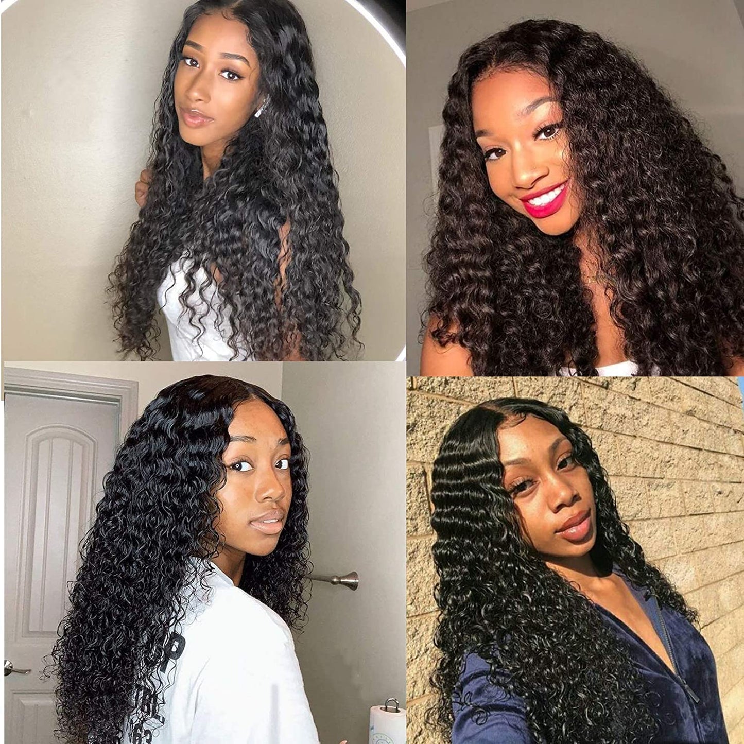 13*6 Skin Melt HD Lace Front Wig Invisible Swiss Lace+ Invisible Knots | Deep Wave