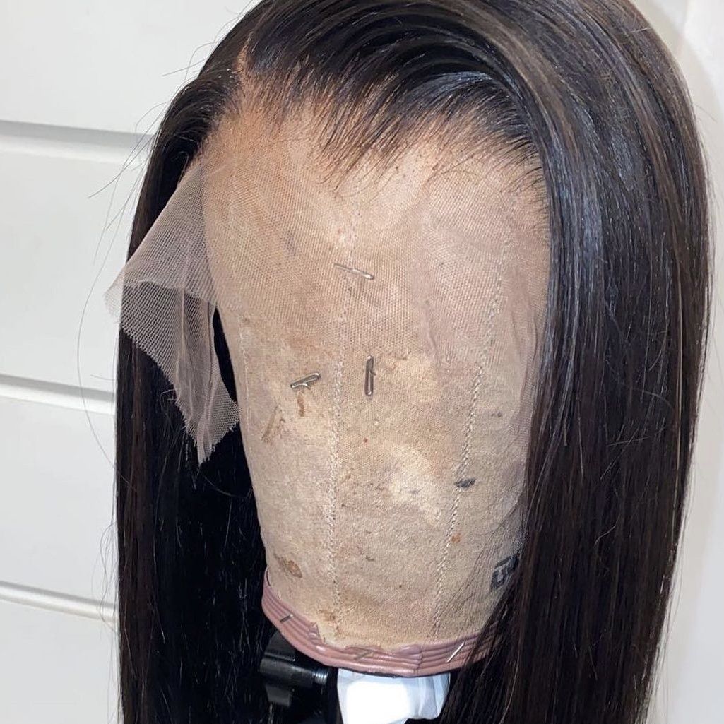 Undetectable Top Swiss Lace Clean Bleached Knots 13X6 Frontal Lace Wig | Silky Straight